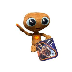 E.T. THE EXTRATERRESTRIAL 6" Plush Toy Stuffed Animal Alien Red‎ Heart Finger